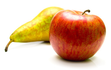 pear and apple