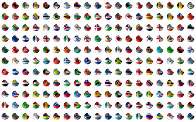 Stickers Flags (World)