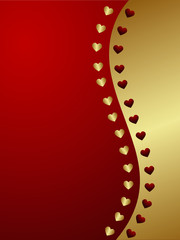 Elegant red background. Vector illustration.