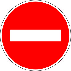 Panneau d'interdiction