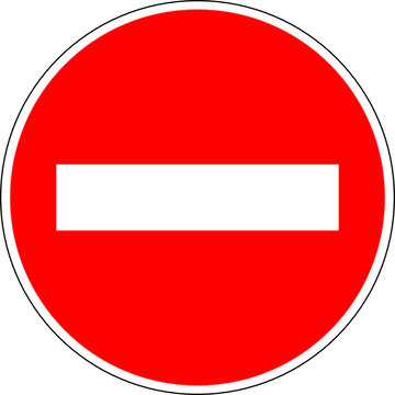 Panneau d'interdiction