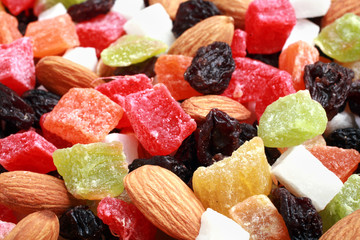 Dried fruits and nuts collection