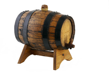 Little Wine Barrel on a Support -2