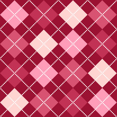Pink Argyle Pattern - 11290060