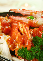 Crab In Tomato Sauce