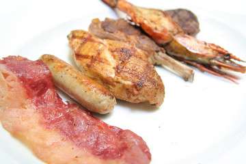 kind of grilled food