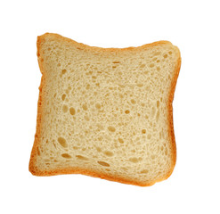 bread for sandwich, on white
