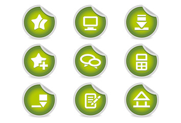 Sticky Icons - Websites & Blogs | Green