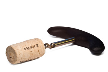 corkscrew with cork