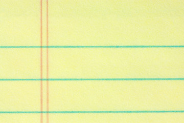 Fototapeta premium Close-up of legal pad of paper