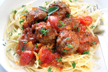 Spaghetti and Meatballs