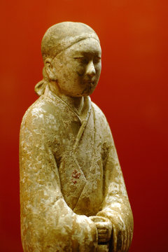 Damaged Asian Statue