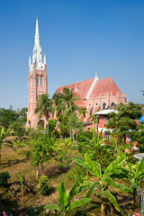 Cathedral in Yangon, Myanmar.