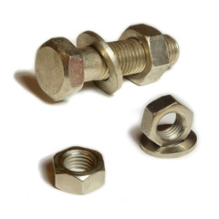 Nuts, bolt and washers