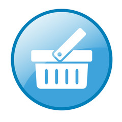 Shopping Basket button (blue)