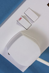 Close up of UK Plug Socket