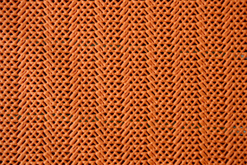 Obraz premium orange tablecloth texture
