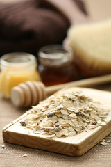 oatmeal and honey