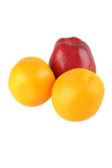 orange and apple