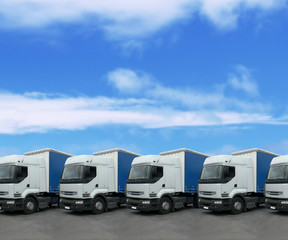 trucks park