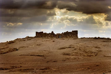 Wandaufkleber Antike Stadt Masada aus Israel © Dejan Gileski