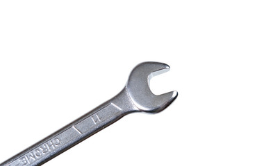 Chrome wrench isolated