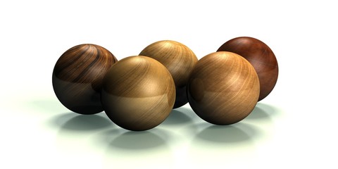 Holzkugeln