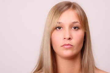 Naklejka premium girl portrait