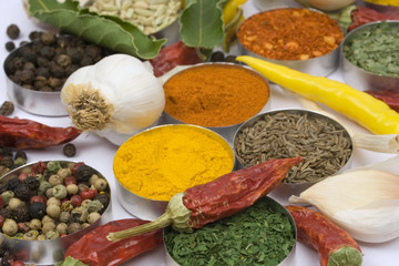 Colorful spices