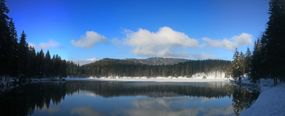 Fusine lower lake panorama