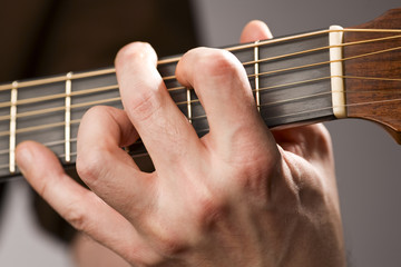 Acoustic guitar chord