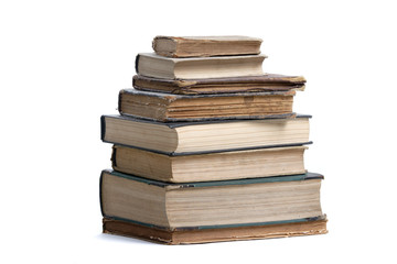 an old books on a white background