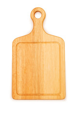 Cutting board isolated on the white background