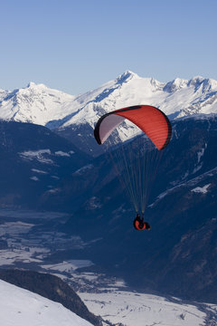 parapendio invernale