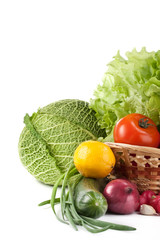 Still-life with vegetables