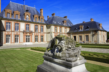 france,île de france,yvelines : château de breteuil - obrazy, fototapety, plakaty