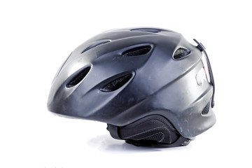 Fototapeta premium Kopfschutz für Skiläufer