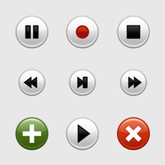 Stylized web icons, set 05