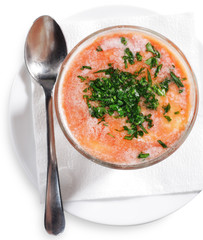 Cocktail and Spoon on a Napkin