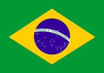 Fototapeta premium Brazil Flag
