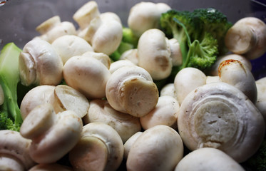 Gemüse Brokkoli und Champions