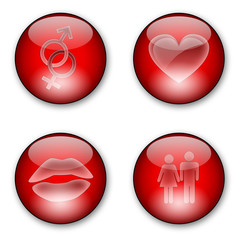 Icon set "St. Valentine`s Day"