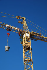 Crane Against Blue Sky