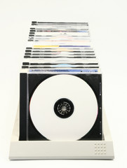 CD tray front view