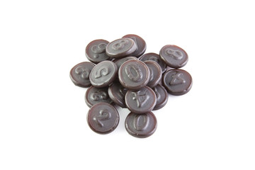 Numbers from licorice