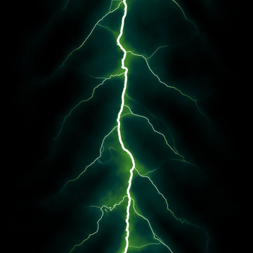 Green lightning
