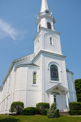 Fototapeta na wymiar New England Church