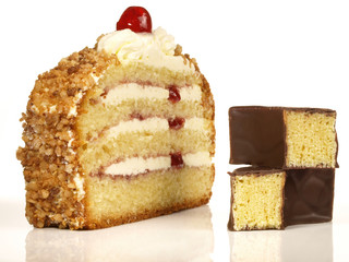 Kuchenstücke