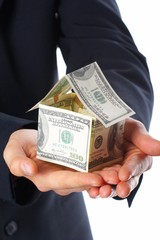The house money in human hands
