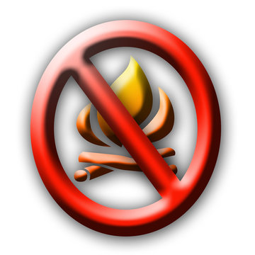prohibido hacer fuego